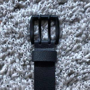 Express Men’s Black Leather Belt